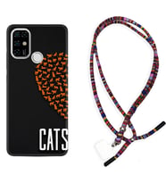 Casper E30 F20 X20 Kılıf Boyun Asklı Rasta Silikon Cats 1792
