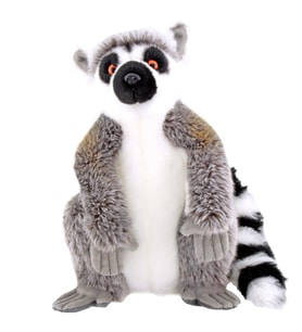 Animals Of The World Oturan Lemur Peluş Oyuncak 28 cm (Çok Renkli)