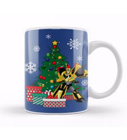 Bumbleebee Transfromers Around The Christmas Tree Kupa Bardak Porselen