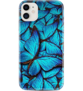 Apple iPhone 11 12 13 Mini Kılıf Desemli Silikon Owl 1351