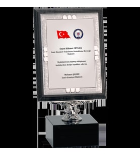 ODAK KUPA - Ahşap Plaketler - PL-030-M B - 15x20 cm