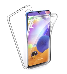 Samsung Galaxy A31 360 Kılıf Şeffaf Ön Arka Korumalı Silikon