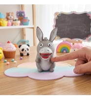 Eşek Tasarımlı Squishy - 12'li Paket - Yumuşak Oyuncak