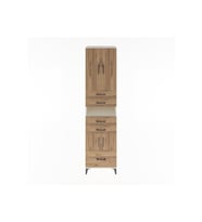 Hyperion Dolap 4 Raflı 5 Çekmeceli 4 Kapaklı 60x44x243 Aytaşı-Çam
