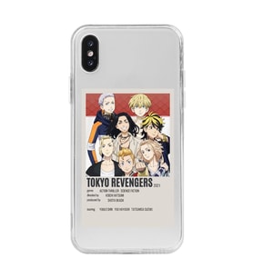 Iphone X ve XS Uyumlu Tokyo Revengers Poster Tasarımlı Şeffaf Telefon Kılıfı