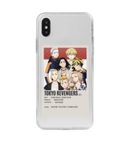 Iphone X ve XS Uyumlu Tokyo Revengers Poster Tasarımlı Şeffaf Telefon Kılıfı