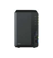 SYNOLOGY DS223 (2x18TB Desteği) RAID(0-1) NAS Depolama Ünitesi (Siyah)