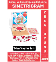Premium Eğlenceli Görsel Simetri Algısı Analitik Zeka Mahkeme Becerisi Geliştirici SİMETRİGRAM