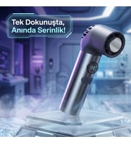 Turbo Motorlu Cep Vantilatörü, Soğutucu Plakalı Portatif El Kliması