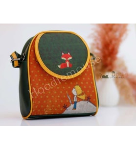 Küçük Prens Figürlü Küçük Postacı Omuz Çantası Etnik and Bohem Style -Yesil (Yeşil)
