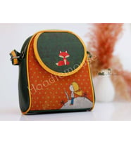 Küçük Prens Figürlü Küçük Postacı Omuz Çantası Etnik and Bohem Style -Yesil (Yeşil)