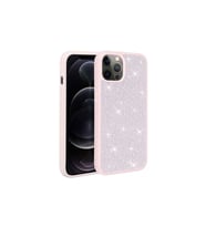 Apple iPhone 14 Pro Max Uyumlu Kılıf Parlak Taşlı Tasarım Zore Ston Kapak (Pembe)