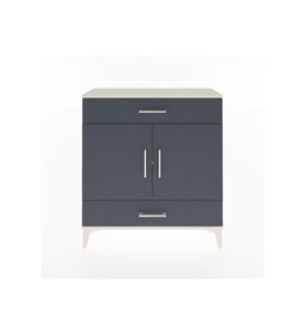 Arges Şifonyer 2 Raflı 2 Çekmeceli 2 Kapaklı 88x30x96 Aytaşı-Antrasit