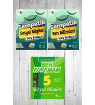 5.Sınıf Ünlüler Sempatik Sosyal Bilgiler-Fen Bilimleri Soru Bankası (Karışık)