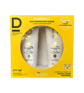 Dermoskin Be Bright Pigmentyl Güneş Kremi SPF50+ 75 ml - İkili Kofre