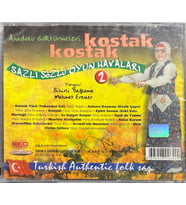 (Plak Değildir CD dir) CD Kostak Kostak Sazlı Sözlü Oyun Havaları Açılmamış Jelatininde CD