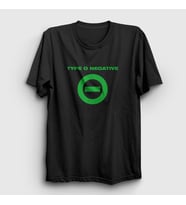 Presmono Unisex Siyah Logo Type O Negative T-Shirt 436502tt