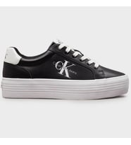 Calvin Klein Leather Women Sneaker Black Hakiki Deri Günlük Spor Ayakkabı Siyah