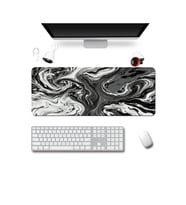 SonicTouch Klavye Mousepad 40x90cm Dikişsiz Pürüzsüz Sıvı Geçirmez Kaymaz Taban Gece Girdabı