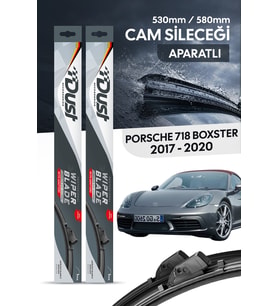 Porsche 718 Boxster 2017-2020 Uyumlu Silecek Takımı 530MM/580MM S13