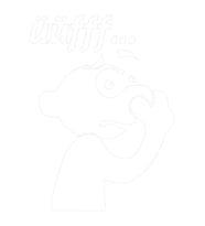 Komik Uff Koku Dekoratif Klozet Banyo Sticker Beyaz (Karışık)