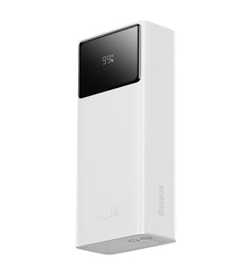 Baseus Star-Lord Digital Display 20000mAh 22.5W Hızlı Şarj Powerbank Taşınabilir Hızlı Şarj Cihazı (Beyaz)