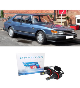 Saab 900 Led Xenon Uzun + Kısa Far Ampulü H4 Ultimate Yeni Seri Beyaz