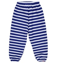Civil Boys Urban Art Baskılı Çizgili 2-5 Yaş Eşofman Altı - Mavi 4-5 Yaş (Saks Mavisi)