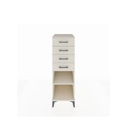 Kronos Dolap Tek Raflı 4 Çekmeceli 44x59x134 Aytaşı-Aytaşı