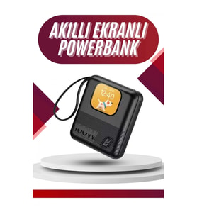 Mey İthalat® Akıllı Powerbank 10.000 MAH 4 Çıkışlı Taşınabilir Dijital Göstergeli