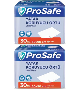 Prosafe Hasta Alt Açma Yatak Koruyucu Örtü 60*90CM 60 Adet (2PK*30)