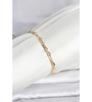 CM 14K Gold Renk Zincir Model Kadın Bileklik - TJ-BB8289