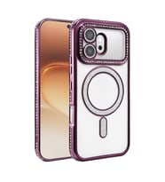 Northcity Huawei Honor 600 Joke Simli Magneticsafe Kılıf - Derin Mor