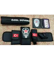 ÖZEL GÜVENLİK TESİSAT BEL KILIFI(+)ÖZEL GÜVENLİK ROZETLİ CÜZDANI(+)ÖZEL GÜVENLİK PALASKASI (3-AD) URUN,SATINAL,SIVILE SATILMAZ.