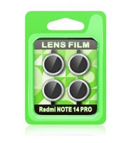 Xiaomi Redmi Note 14 Pro 5g Raze Metal Kamera Lens - Gümüş