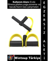 #EgzersizAleti Fitness Aerobik Yoga Esneme Evde Spor Egzersiz Alt Vücut Karın Bacak Egzersiz Lastiği