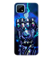Realme C11 C21 C21Y C25Y C11 2021 Kılıf Desemli Silikon Thunder Play 1760