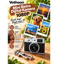 Dijital Kamera Full Fotoğraf & Video Çekimi Lcd Ekran Kamera Tf Kart Destekli
