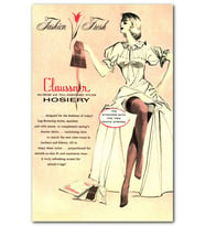 Cakatablo Vintage Oturan Kadın Çorap Reklamı MDF Tablo