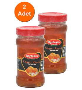 Kardeşler Kayısı Reçeli Cam Kavanoz 380 G x 2 Adet