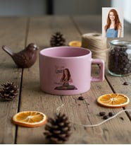 Kişiye Özel Karikatürlü Yoga Lover Motivasyon Lüks Pastel Fincan Doğum Günü Hediyesi
