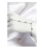 Pirinç Zirkon Taşlı Sallantılı Damla Model Gümüş Renk Kadın Şahmeran - TJ-SN704 TG-V 9966