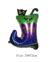 Halloween Çizmeli Kara Kedi Folyo Balon (4915) GO-53-vice/(1395) 03976