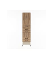 Hyperion Dolap 3 Raflı 5 Çekmeceli 4 Kapaklı 60x44x243 Aytaşı-Çam