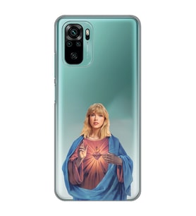 Redmi Note 10/Note 10S Uyumlu Taylor Swift Desenli Şeffaf Telefon Kılıfı