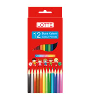 Lotte Kuru Boya Kalemi 12 Renk x 12 Set