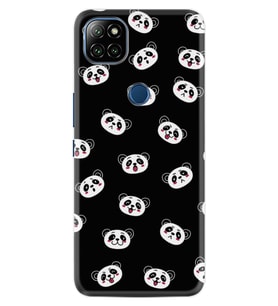 Casper E30 F20 X20 Kılıf Desemli Silikon Panda Suratları 1773