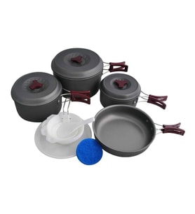 FreeCamp Anodize Alüminyum Yemek Seti  