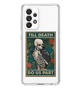 Samsung Galaxy A33 Uyumlu Till Death Tarot Kart Tasarımlı Şeffaf Telefon Kılıfı