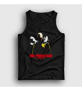Presmono Unisex Siyah Saitama Anime One Punch Man Atlet 240727tt
